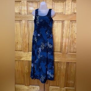 Ladies Scarlett Blue & Black Flowing Flower Floral Maxi Sleeveless Dress
4 - 6 …